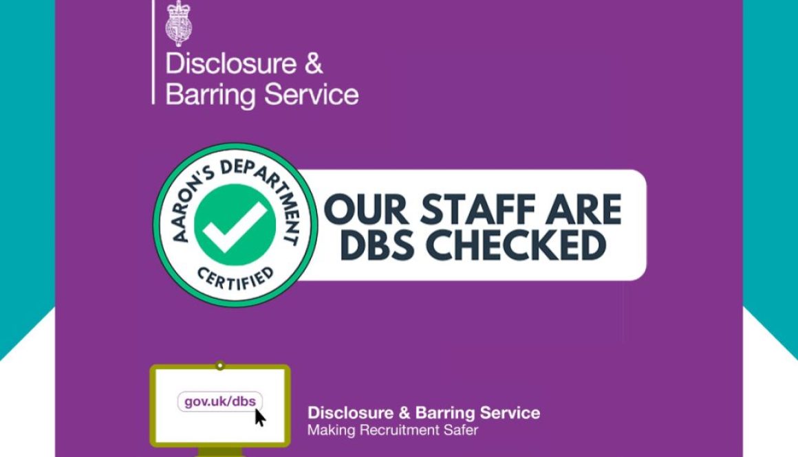 our staff are dbs checked news