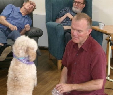 Richard and Honey bring joy to our Nursing Homes