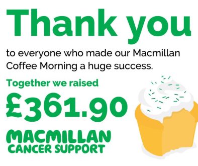 macmillan coffee morning thank you