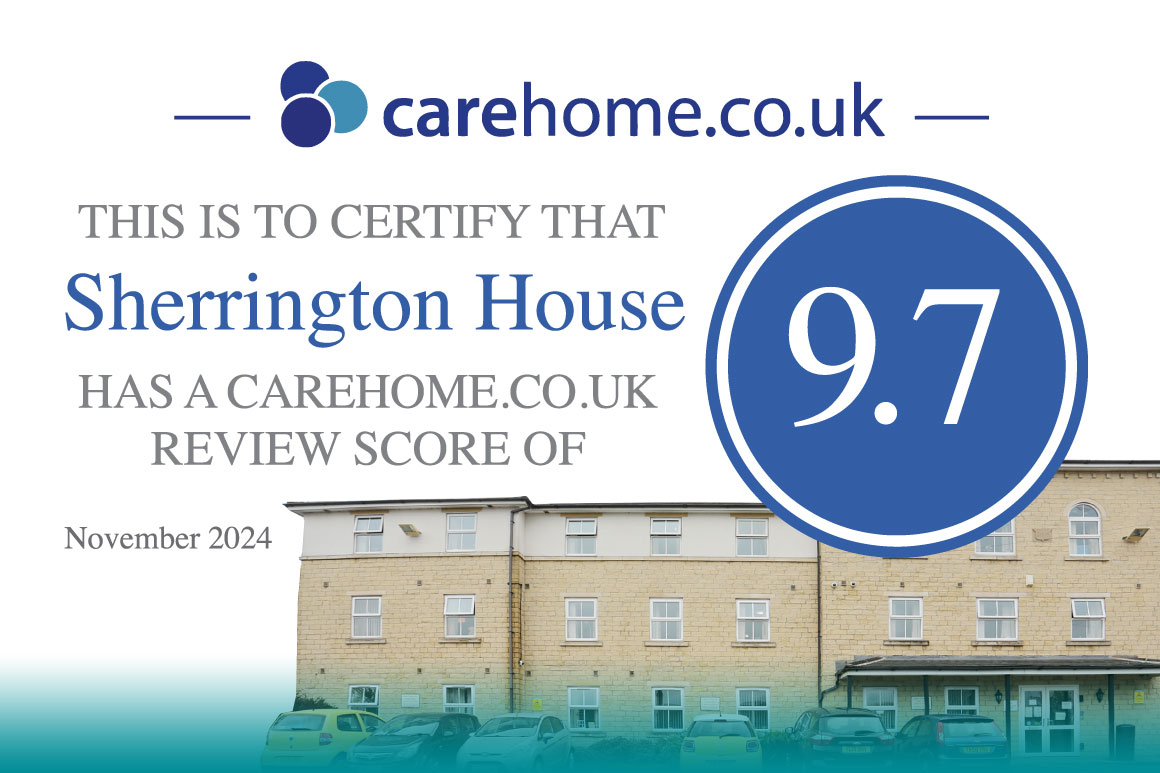 sherrington house receives outstanding carehome co uk rating november 2024